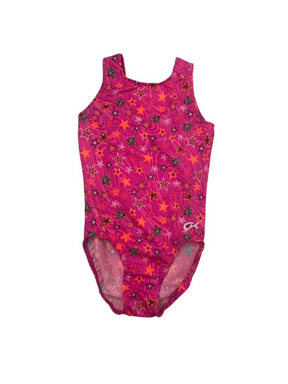 GK Gymnastics Leotard Hot Pint Star Graphic Size CL